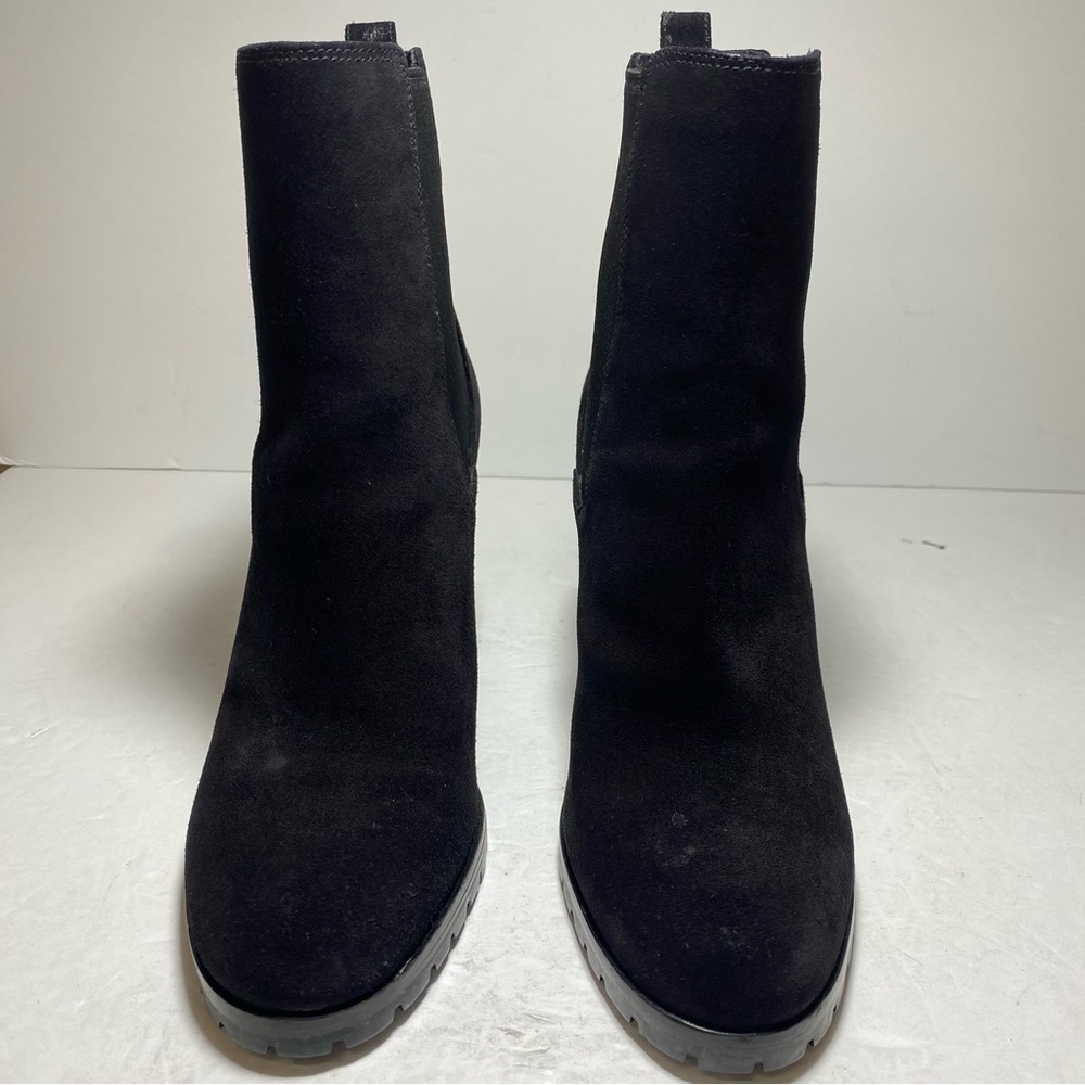 Coach Odelle Black Suede Chelsea Boots Women's Ankle Boots Size 7.5 - Picture 3 of 16